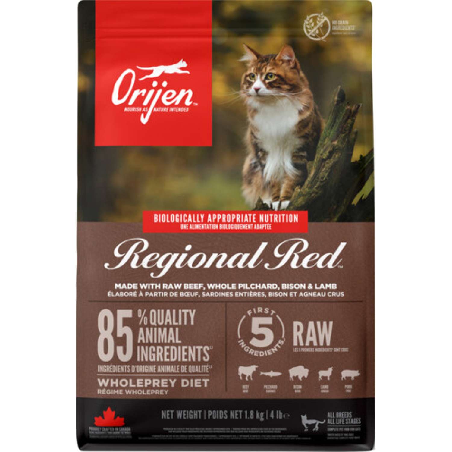 ORIJEN CAT Regional Red - 1,8 kg - Kattemad