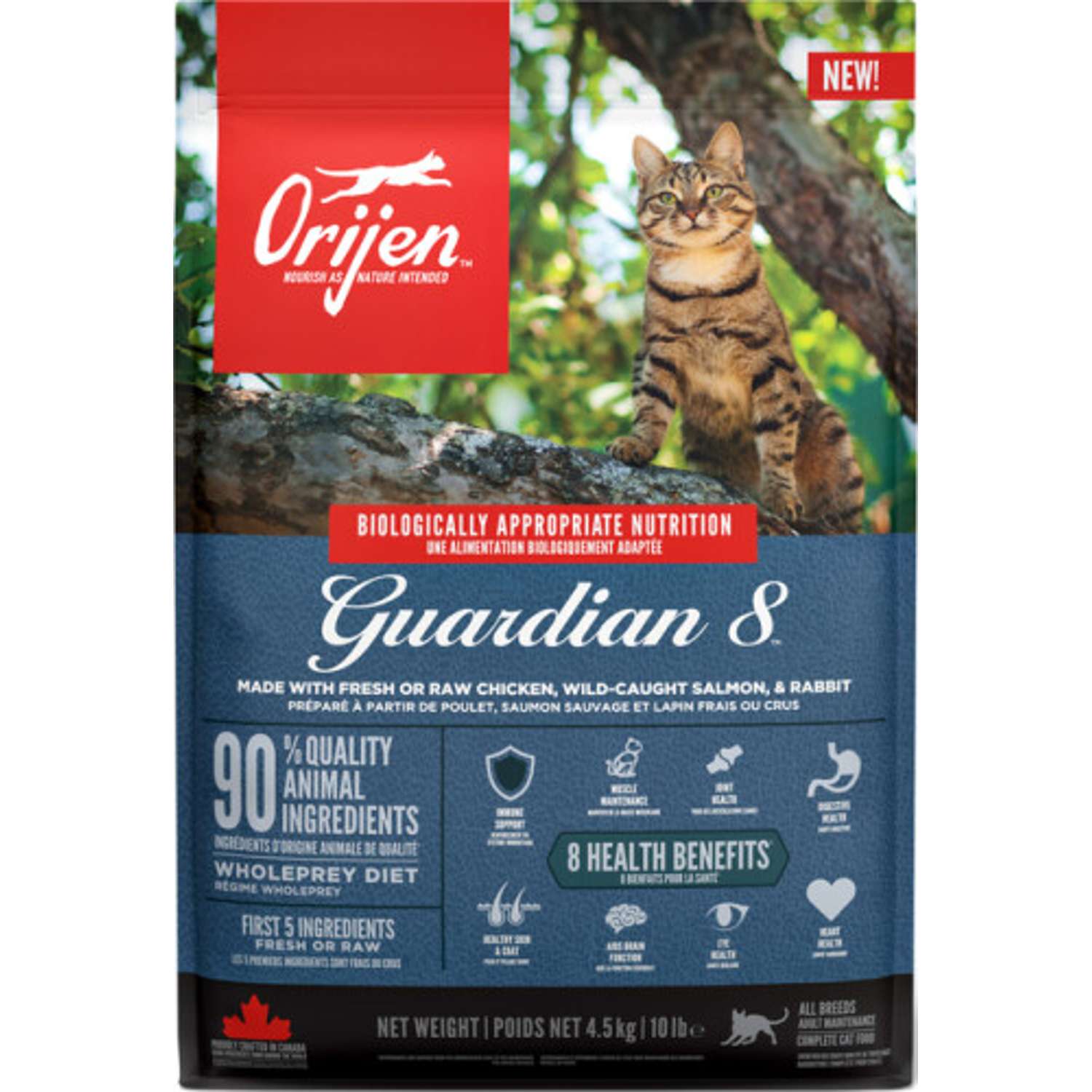 ORIJEN CAT Guardian 8 - 4,5 kg - Kattemad