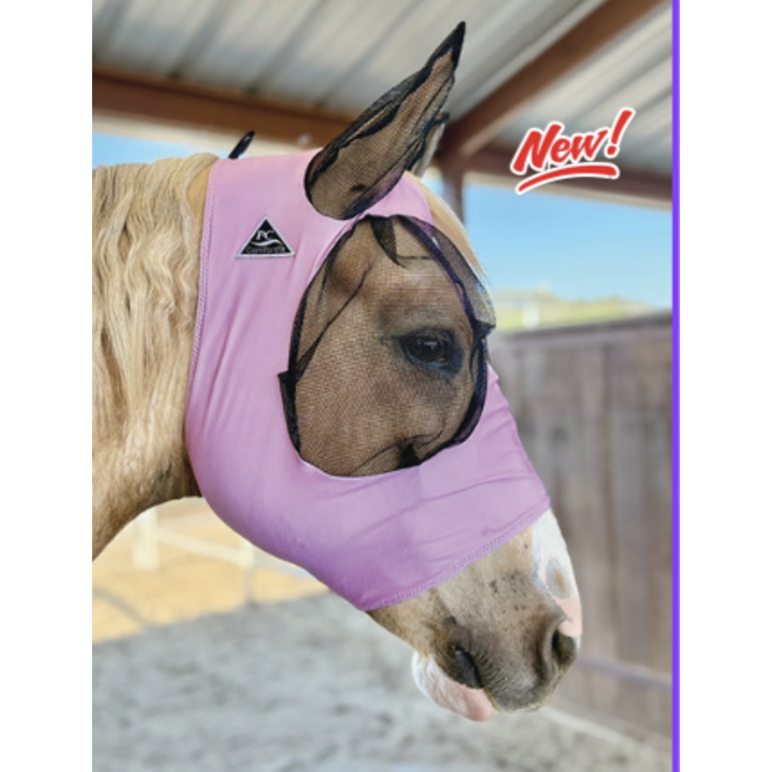 Comfort-Fit Fluemaske - Orchid - X Full horse