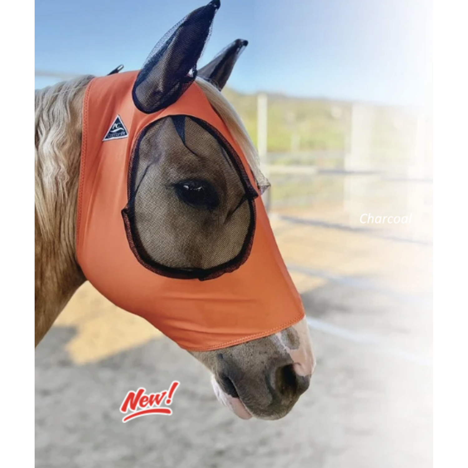 Comfort-Fit Fluemaske - Orange - PONY