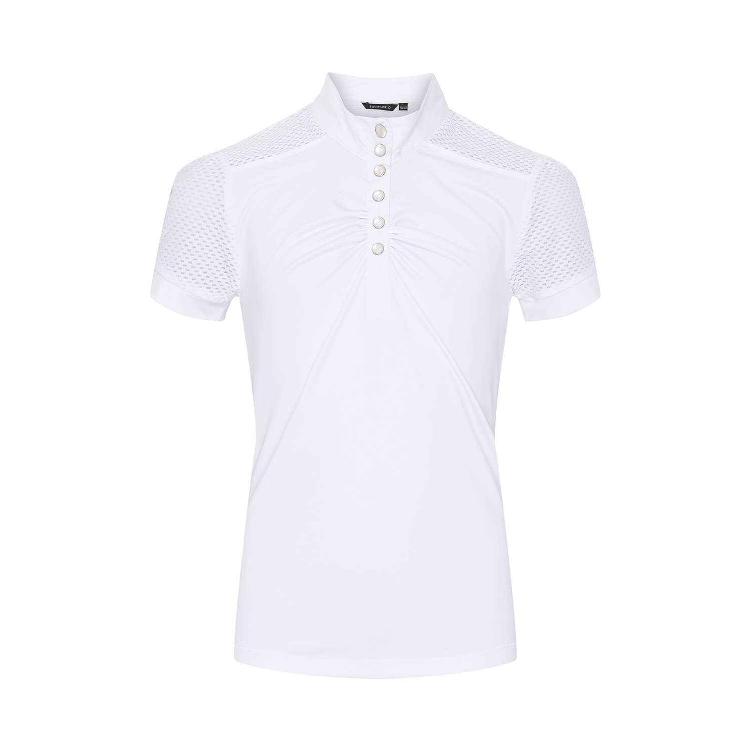 EQ Hazel SS stævnebluse - White - 140