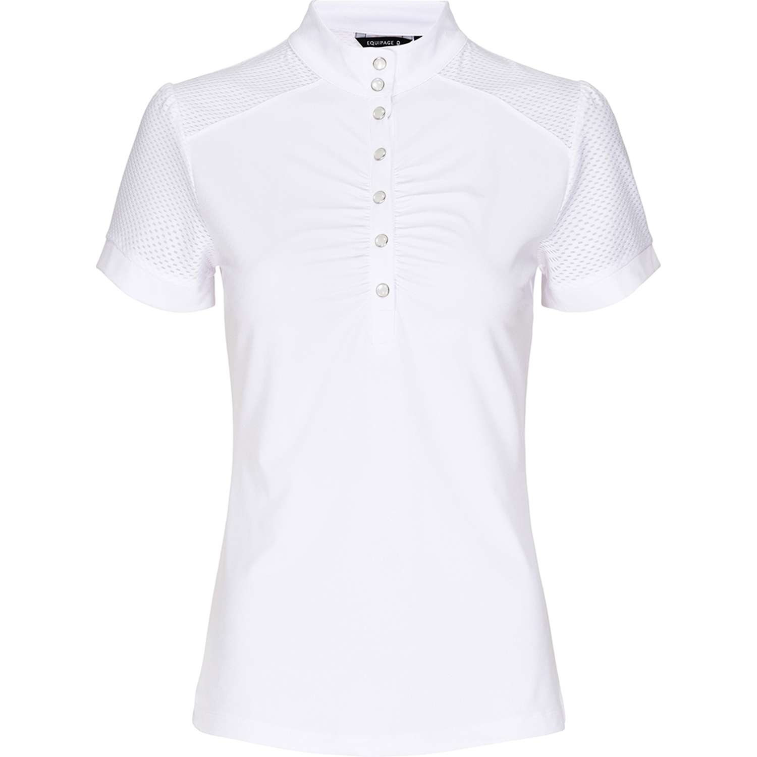 EQ Hazel SS stævnebluse - White - L
