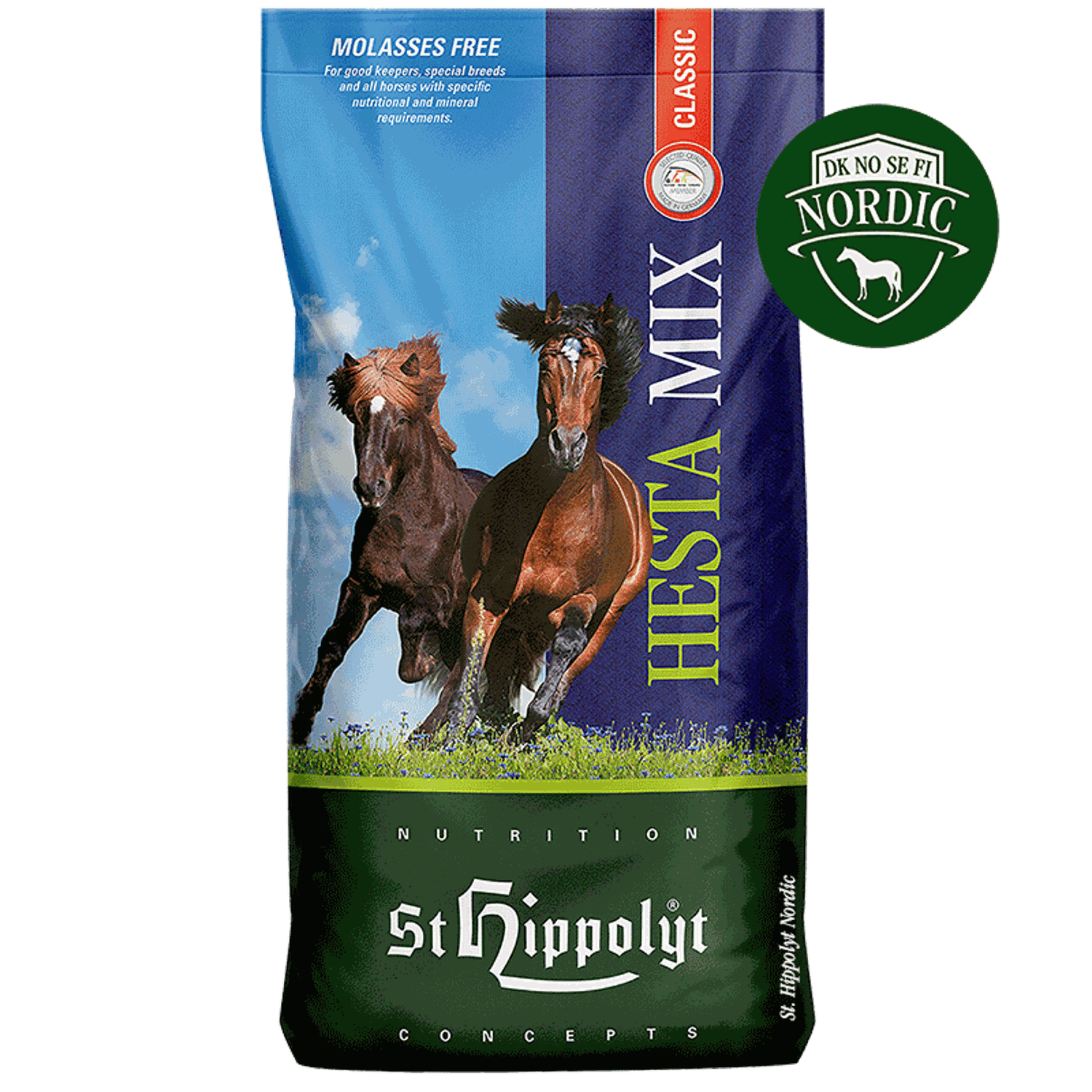 Hesta Mix Nordic Pellets 25 kg - Hestefoder