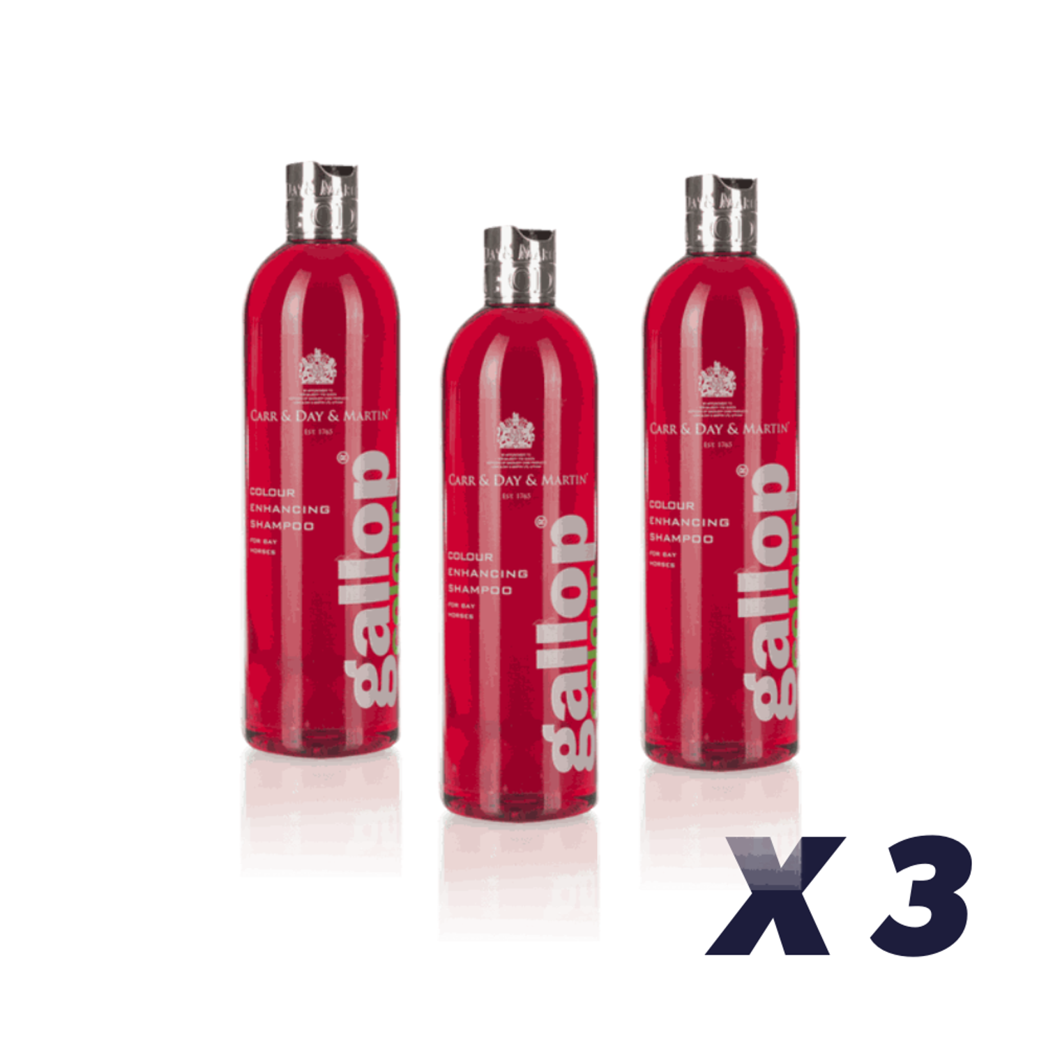 3 x CDM BRUN Gallop Colour 500ml - 500 ml