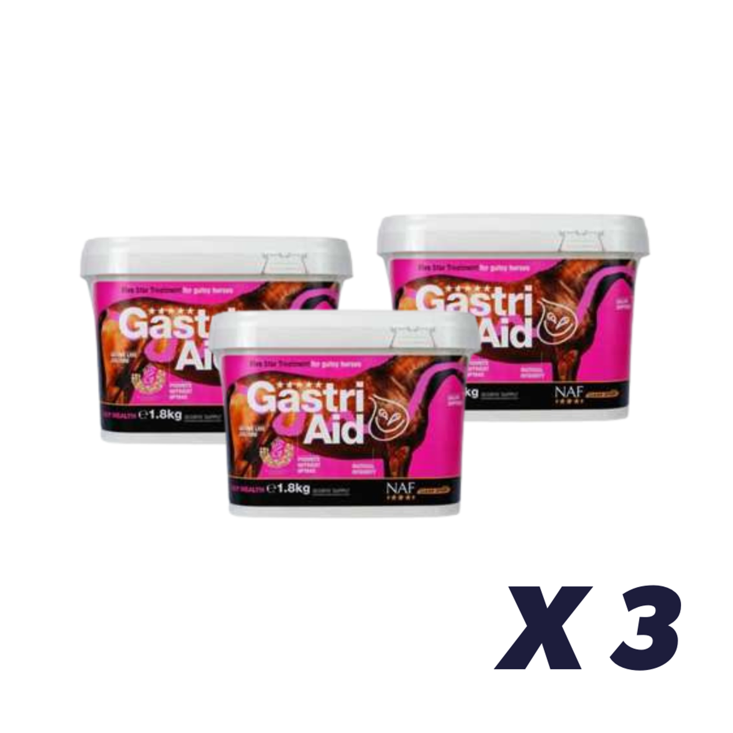 3 x NAF GastriAid - 1800 g