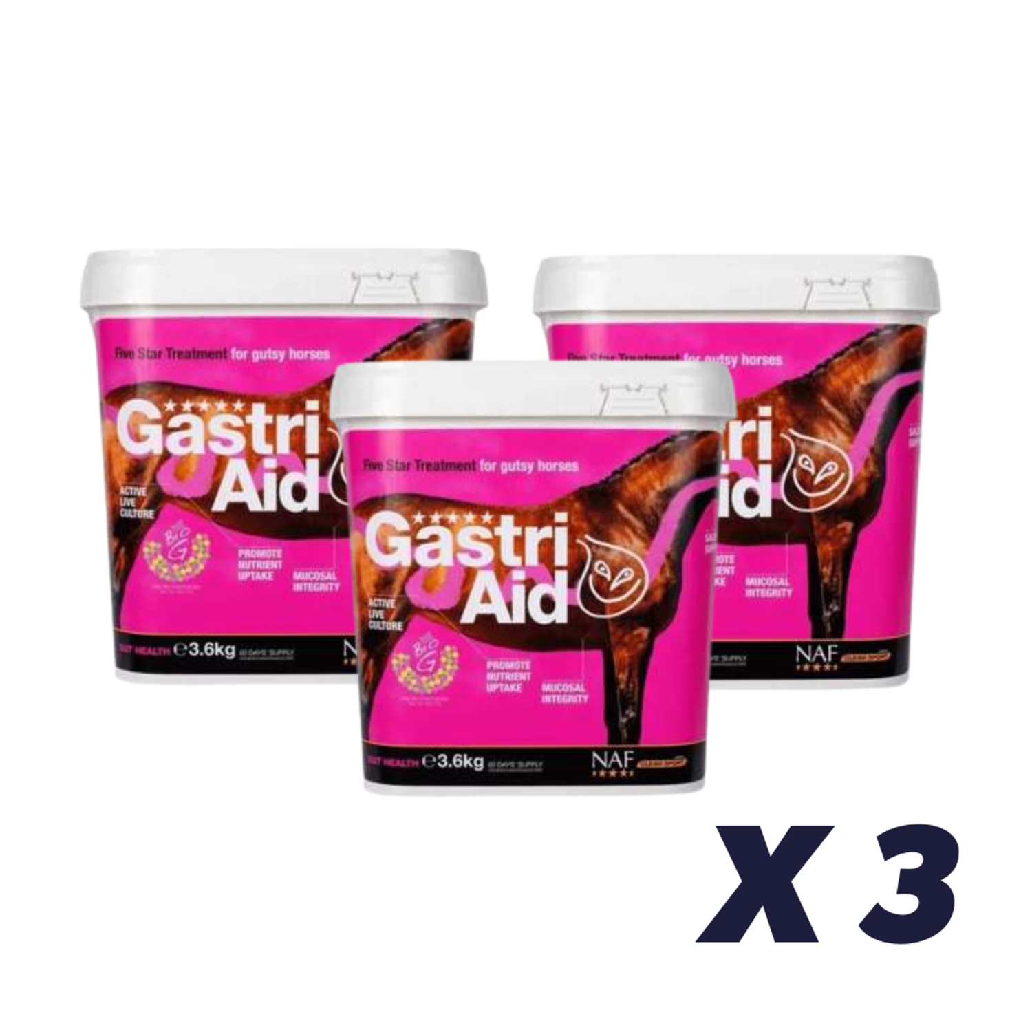 3 x NAF GastriAid - 3,6 kg