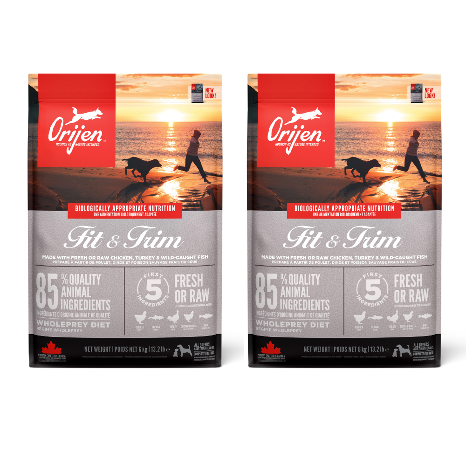 2 x ORIJEN Fit & Trim - 6 kg - Hundefoder