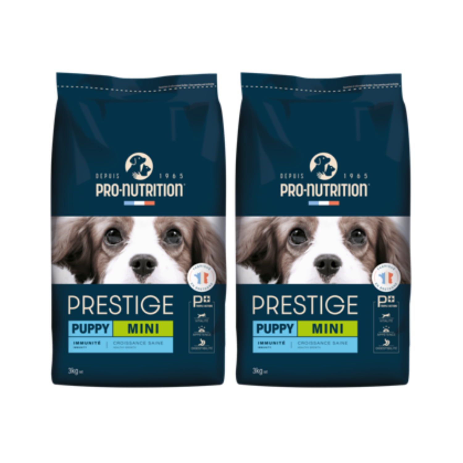 2 x Prestige Puppy Mini 3kg - 3 kg - Hundefoder