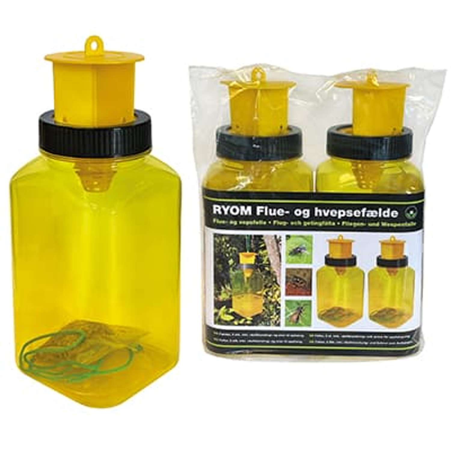 RYOM Flue/Hvepsefælde M/Lokkemid. 2 stk
