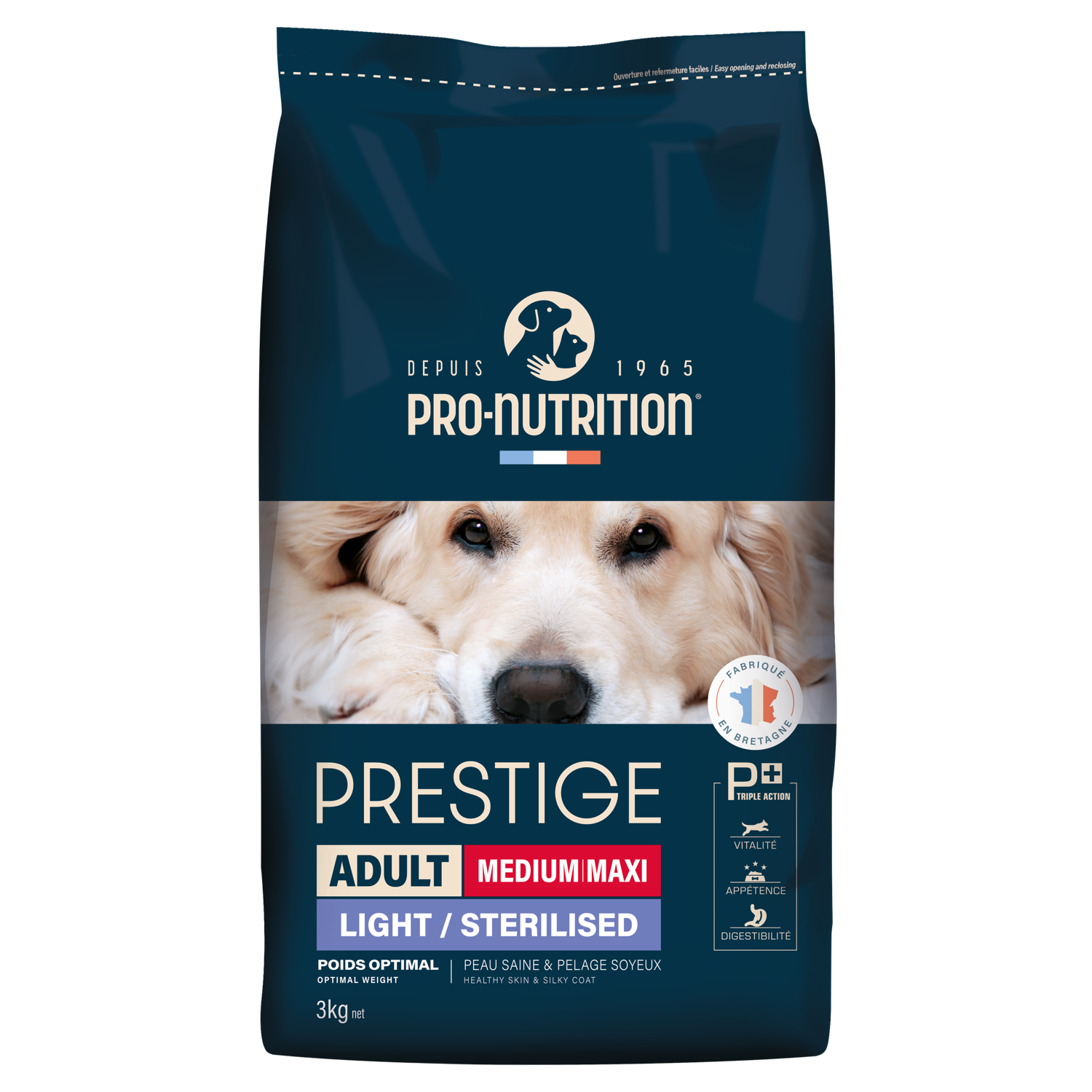 Prestige Light/Sterilized Medium Adult - 3 kg - Hundefoder