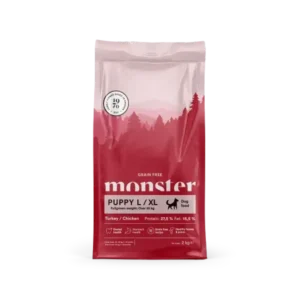 Monster Dog Kornfri Puppy L/XL Kalkun/Kylling