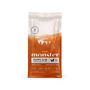 Monster Dog Original Puppy S/M Kylling/Kalkun
