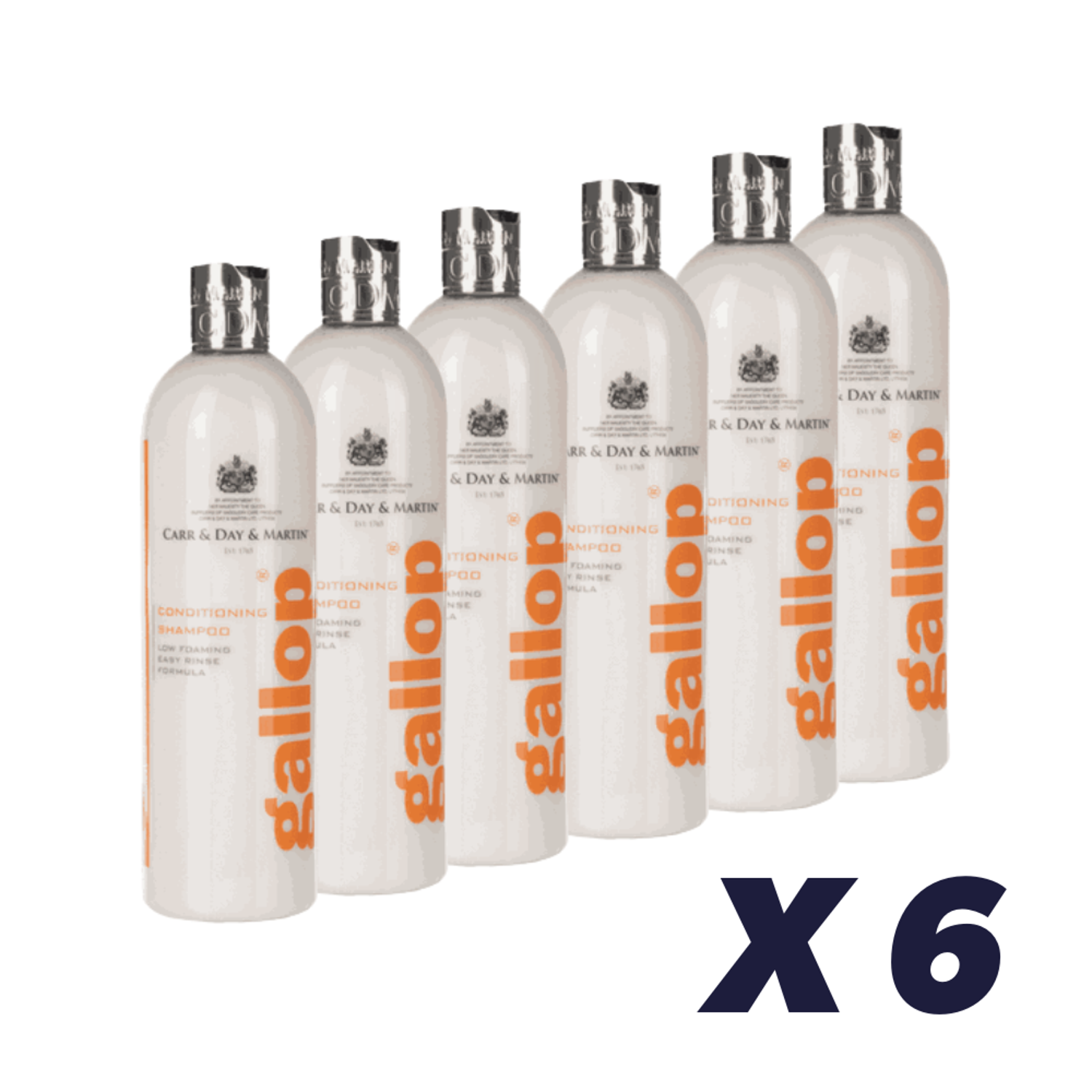 6 x CDM Gallop C. shampoo - 1 liter
