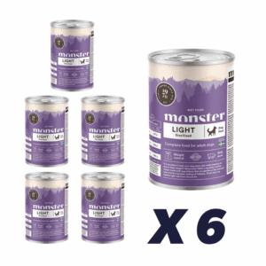 Monster Dog Adult Light/ Sterilized Dåse 6 x 400 g