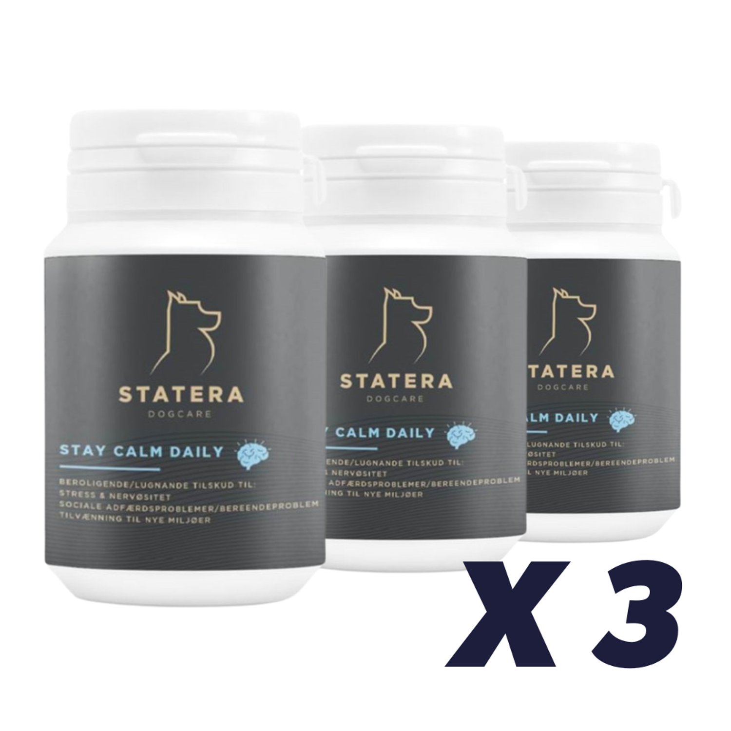 3 x Statera Dogcare Stay Calm Daily