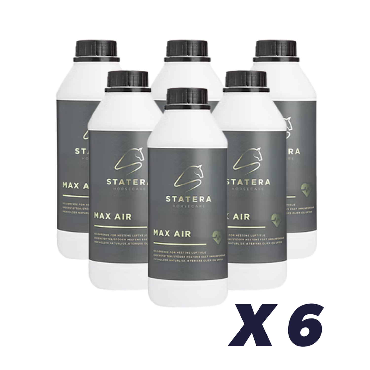 6 x Statera Horsecare Max Air 1 L - 1000 ml