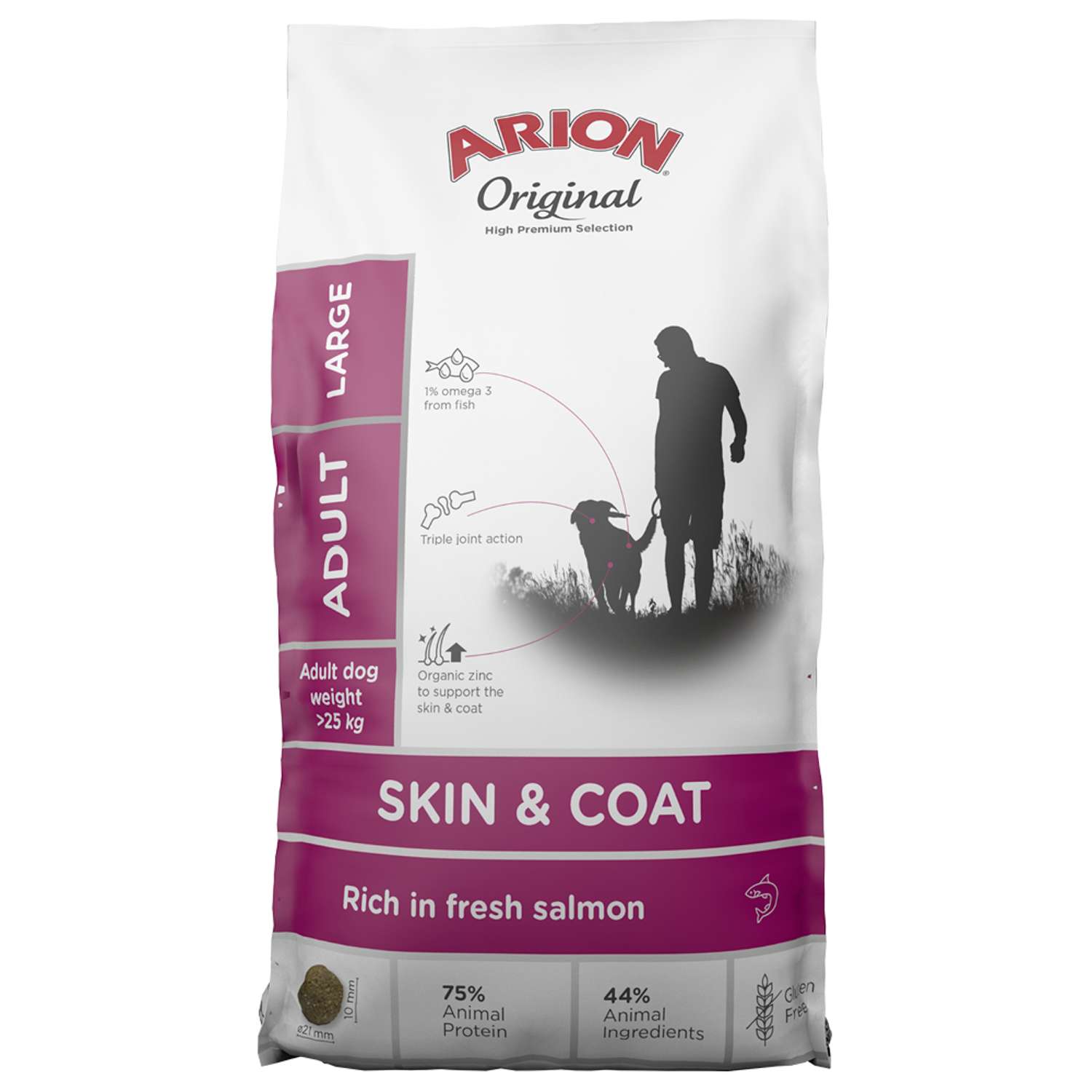 ARION Original Skin & Coat Large 12 kg - 12 kg billede