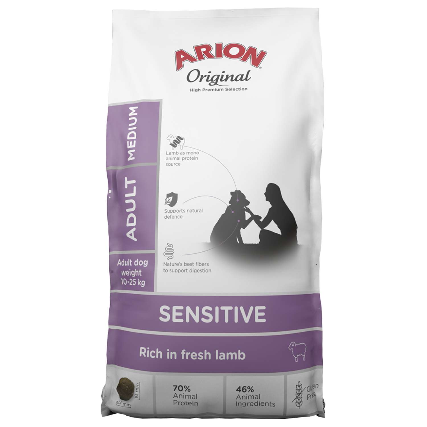 ARION Original Sensitive Medium - 2 x 12 kg