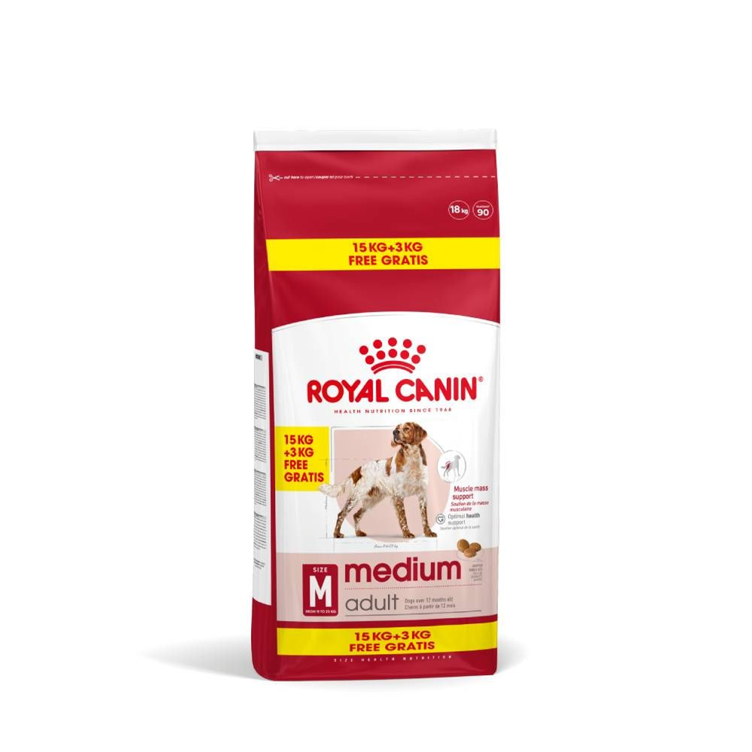 Royal Canin Medium Adult 15 + 3 kg