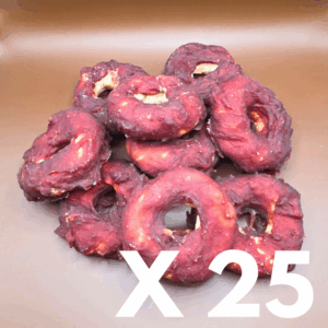 25 x StarSnack Barbecue Duck Donut 25 g - Ø 5 cm