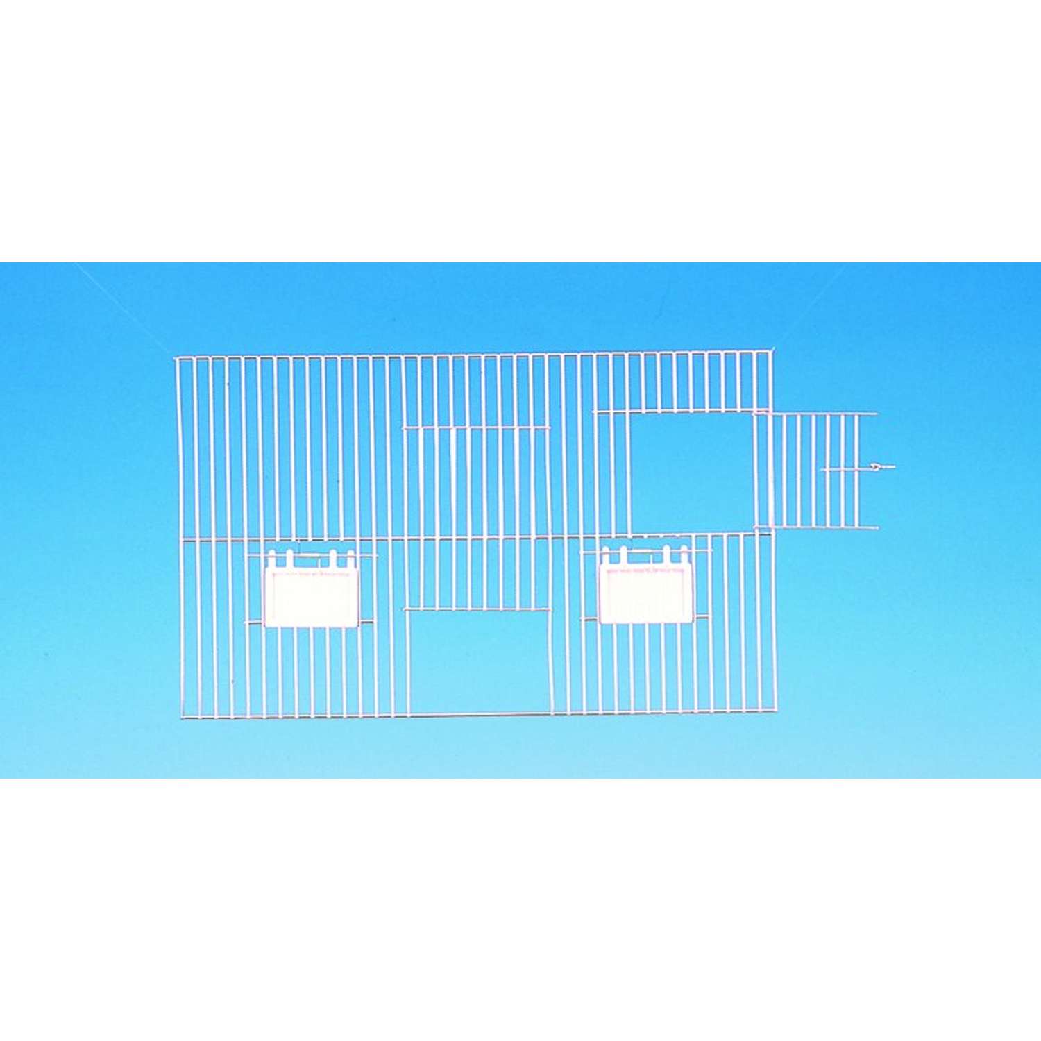 Fence Outside Feeding, Nest Door - 40 x 30 cm - Forzinket
