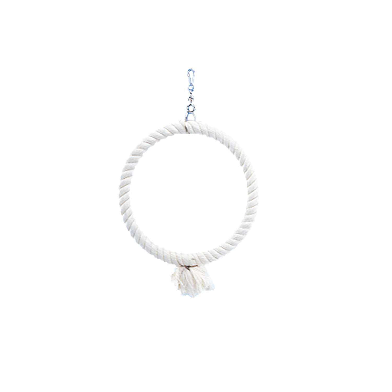 Klatrering bomuld - White - 24 cm