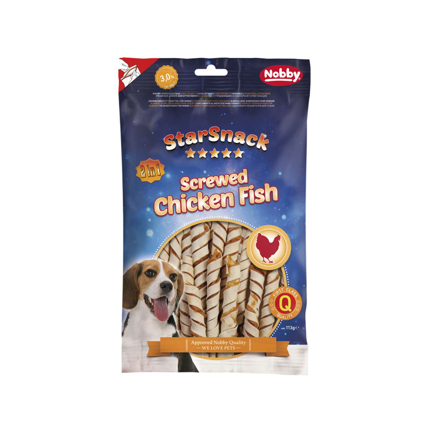 StarSnack, Screwed Chicken Fish - 113 g
