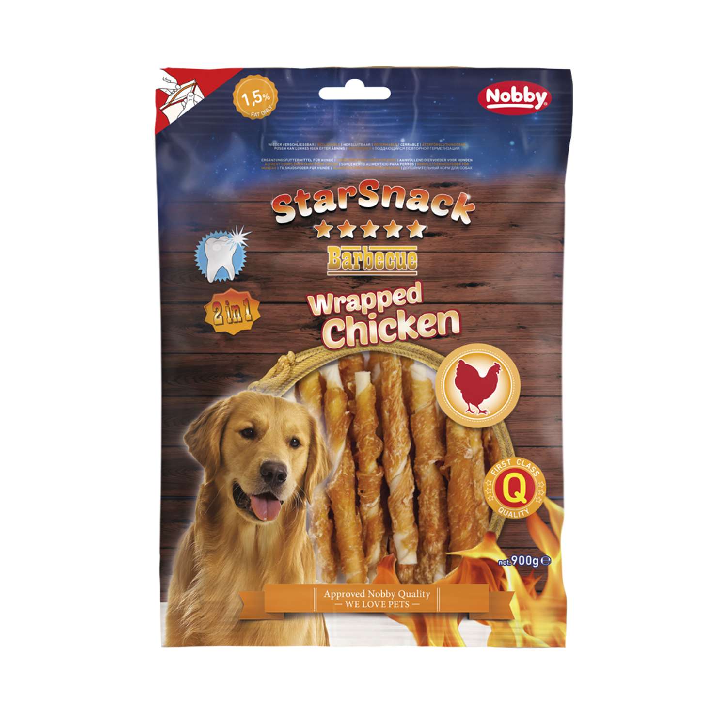 StarSnack BBQ sticks m/kylling - 900 g