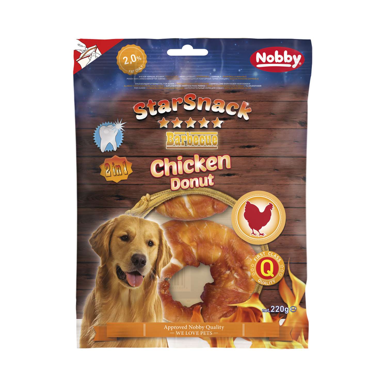 StarSnack BBQ Chicken Donut - 220 g