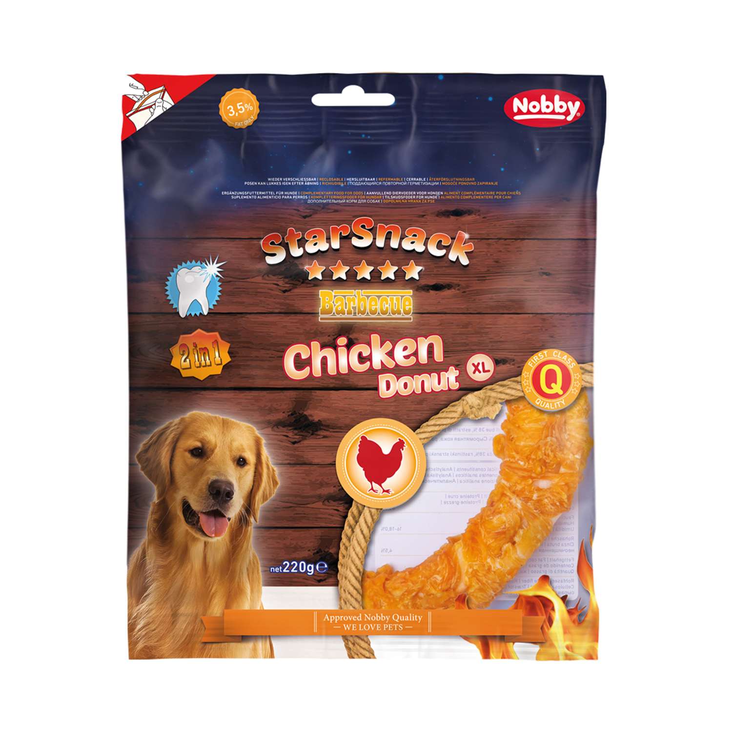 StarSnack BBQ Chicken Donut - 220 g