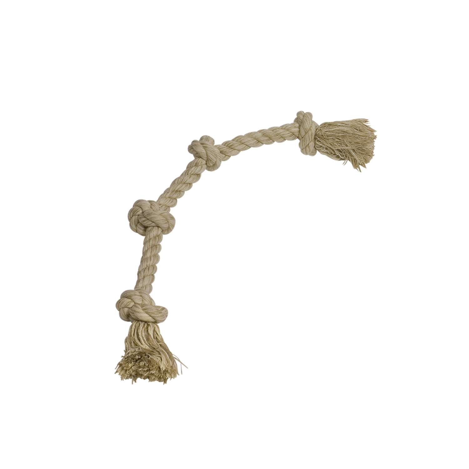 Reb, 4 knuder, Sisal-Cotton-Mix - 60 cm