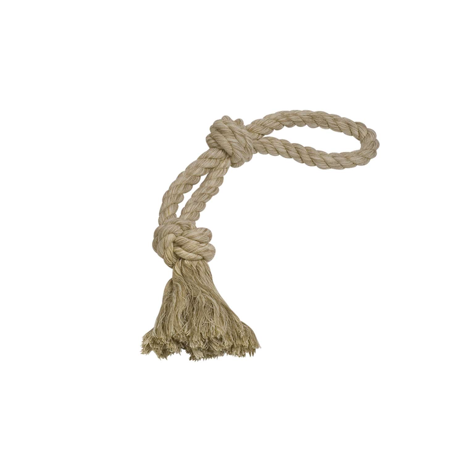Reb, dobbelt 2 knuder, Sisal-Cotton-Mix - 55cm
