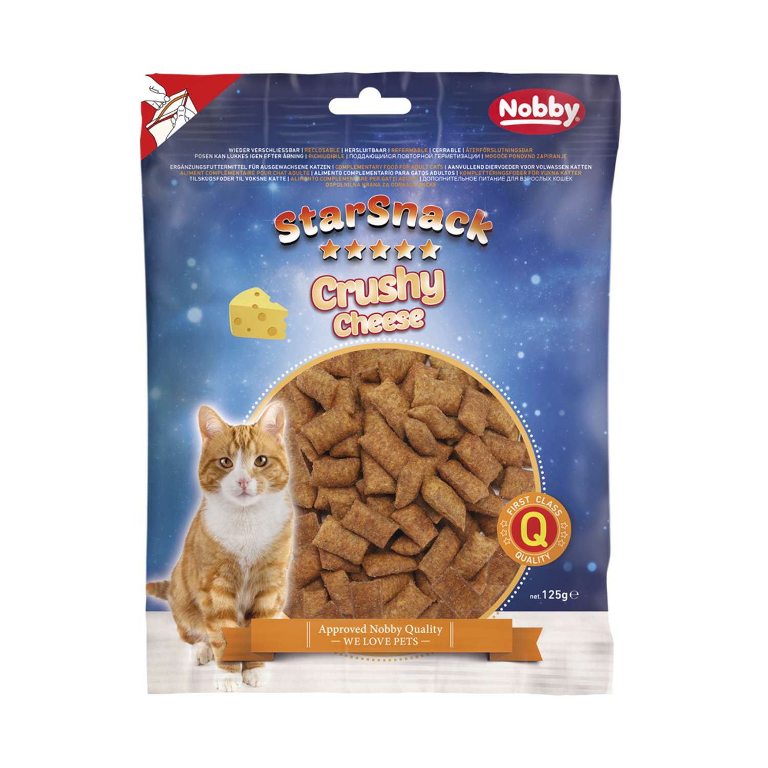 StarSnack Crushy Cheese Bag, 125 g