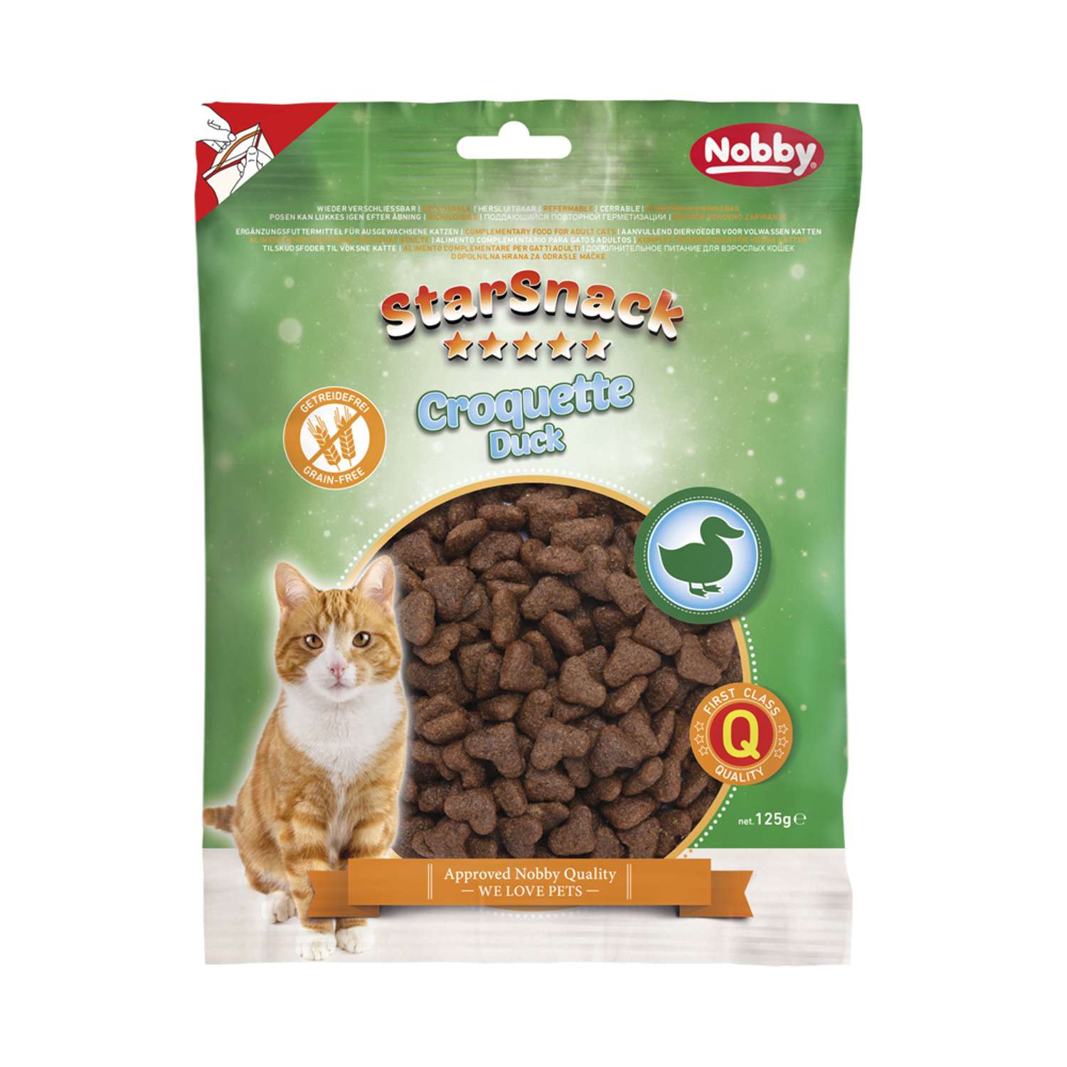 StarSnack Croquette Duck gluten free Bag, 125 g