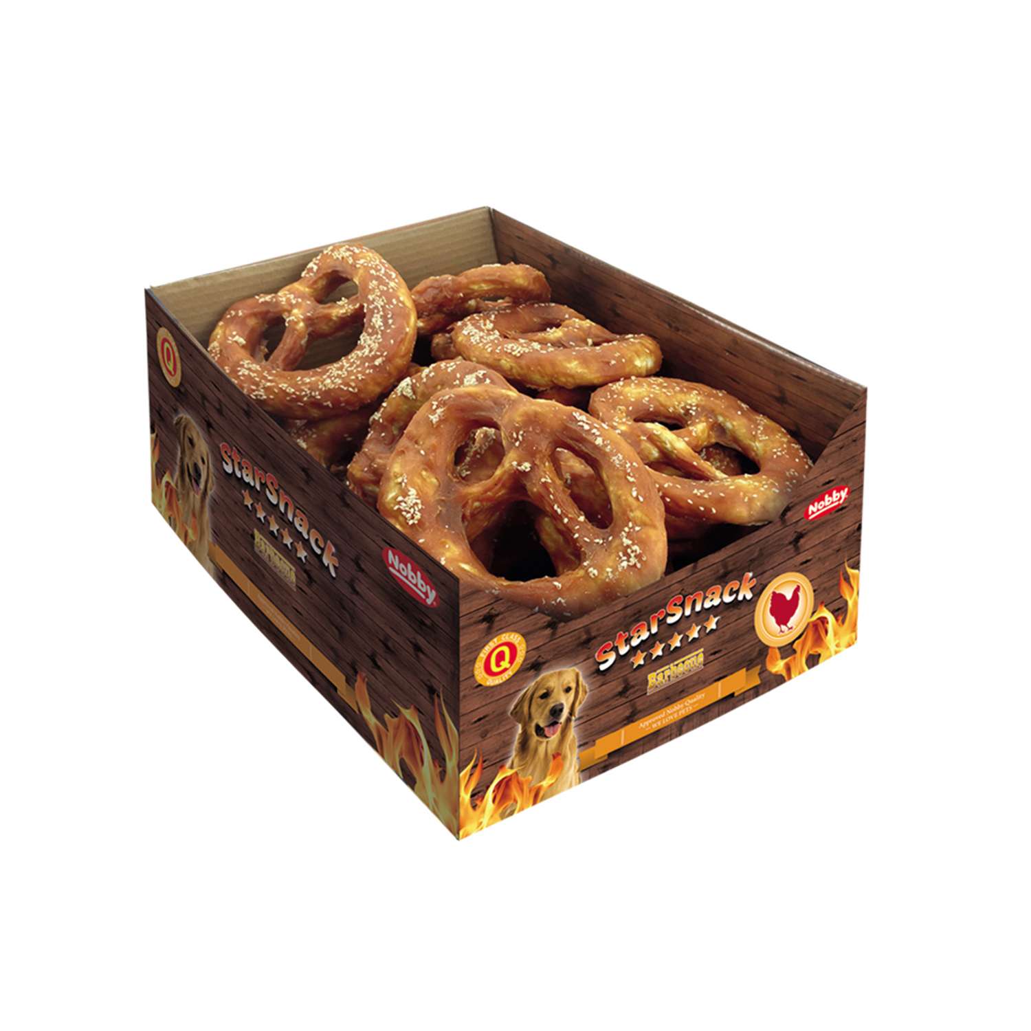 StarSnack Barbecue Chicken Pretzel L