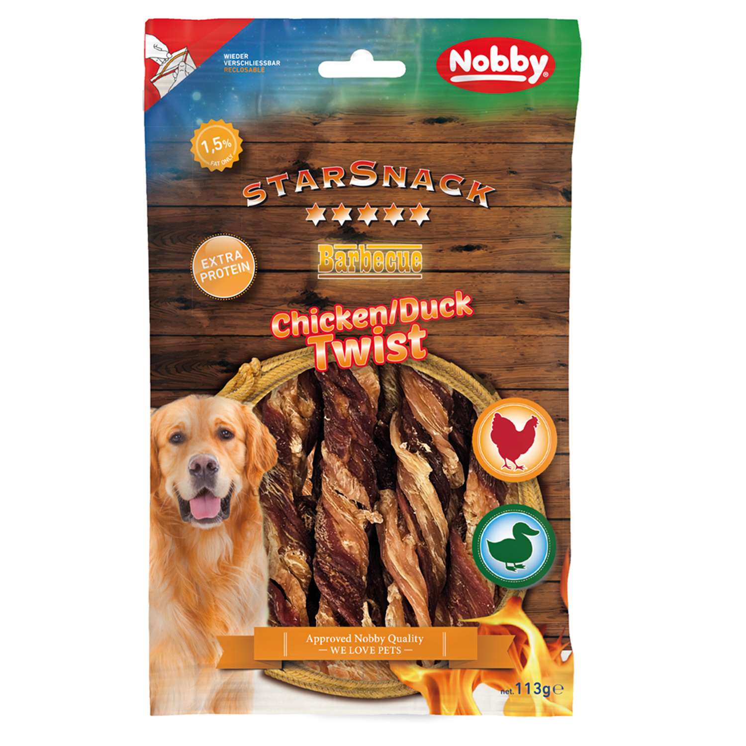 StarSnack Barbecue Chicken/Duck Twist