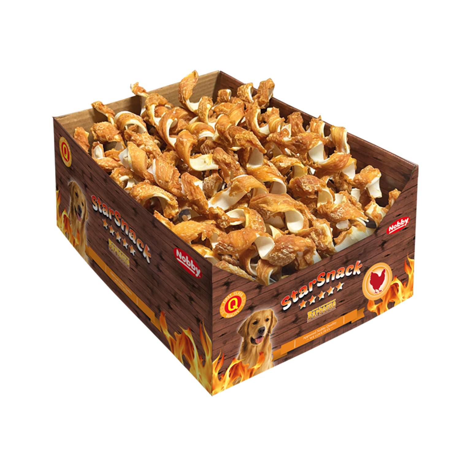 10 x StarSnack Barbecue Chicken Spiral - 16 cm