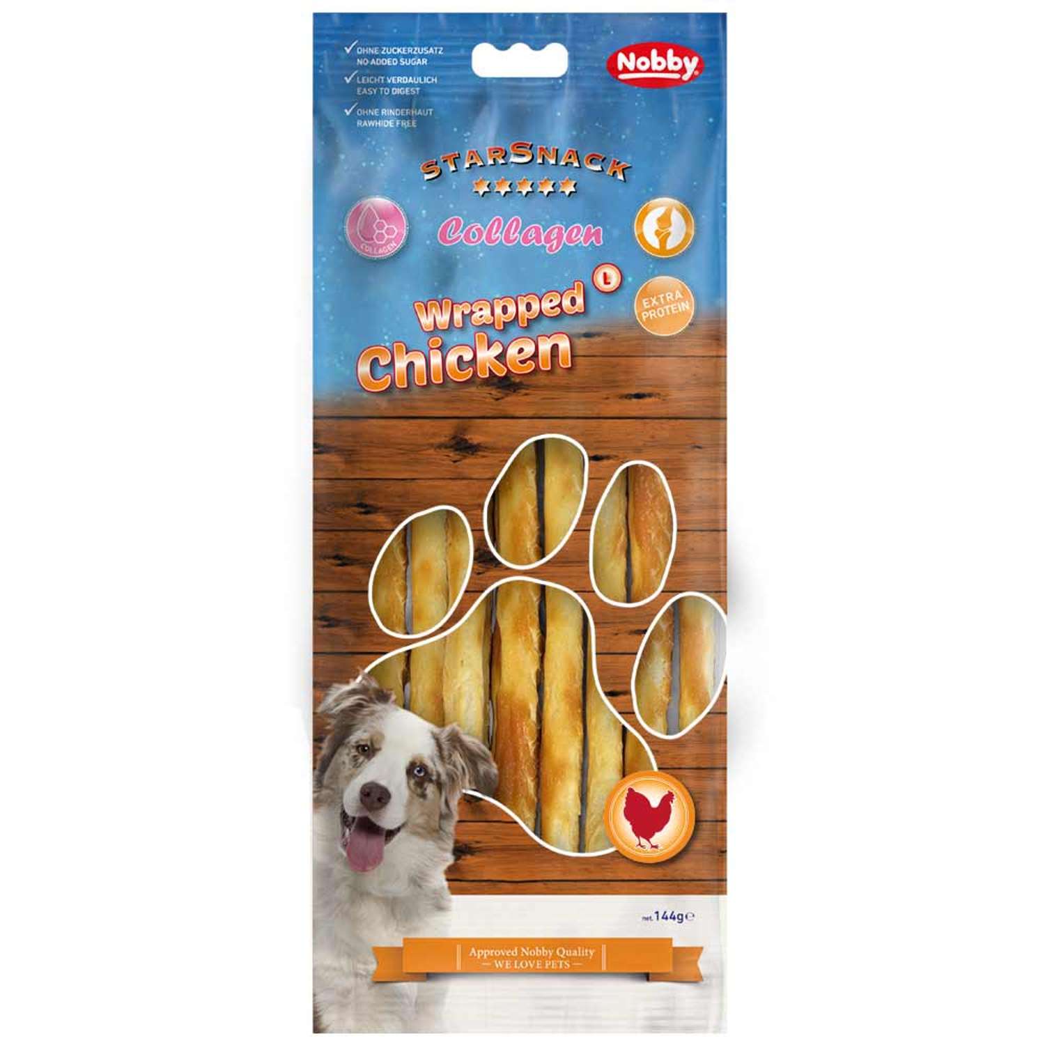 StarSnack Barbecue Wrapped Chicken COLLAGEN 25 cm
