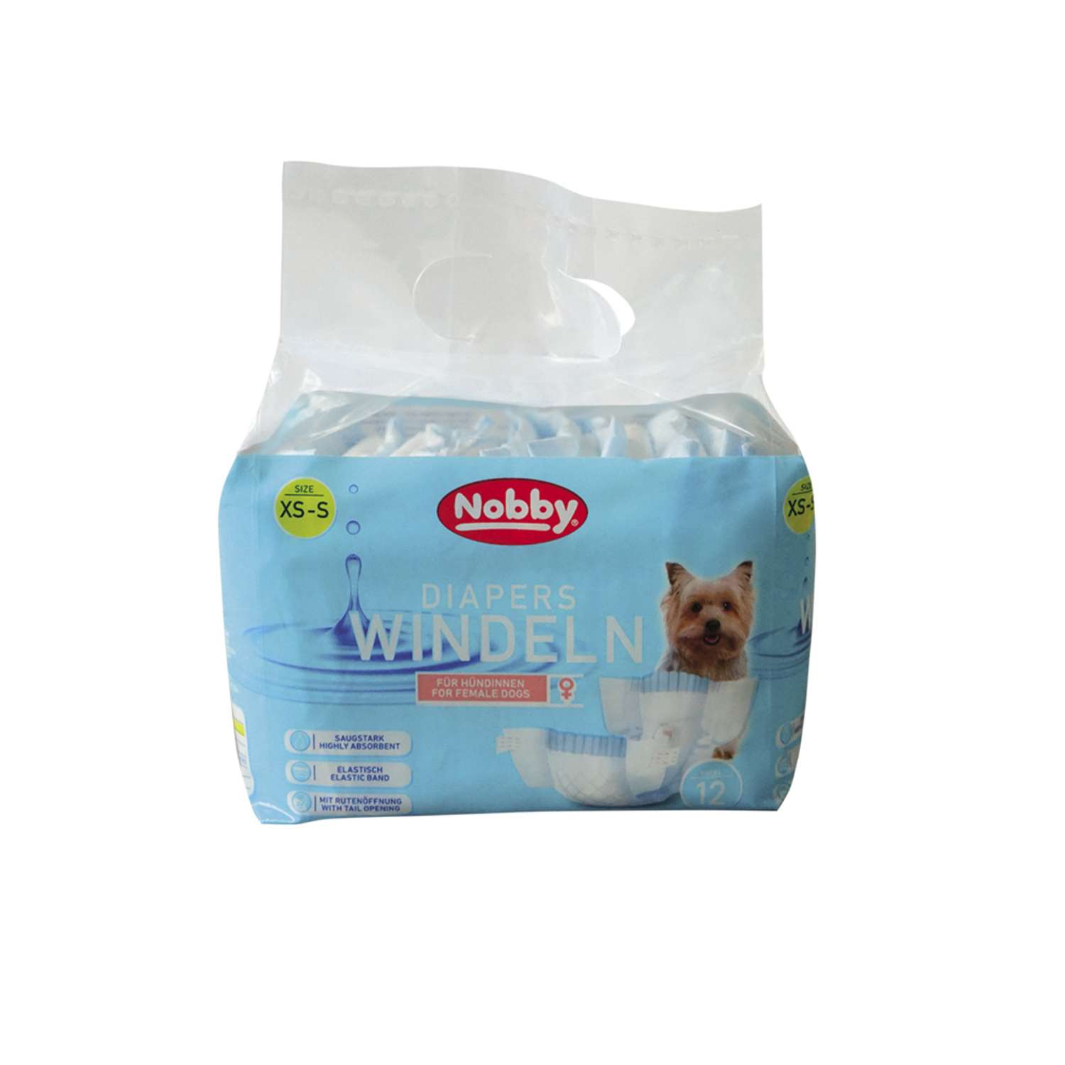 Bleer til hun hund 12 stk - XS-S , 20 - 28 cm
