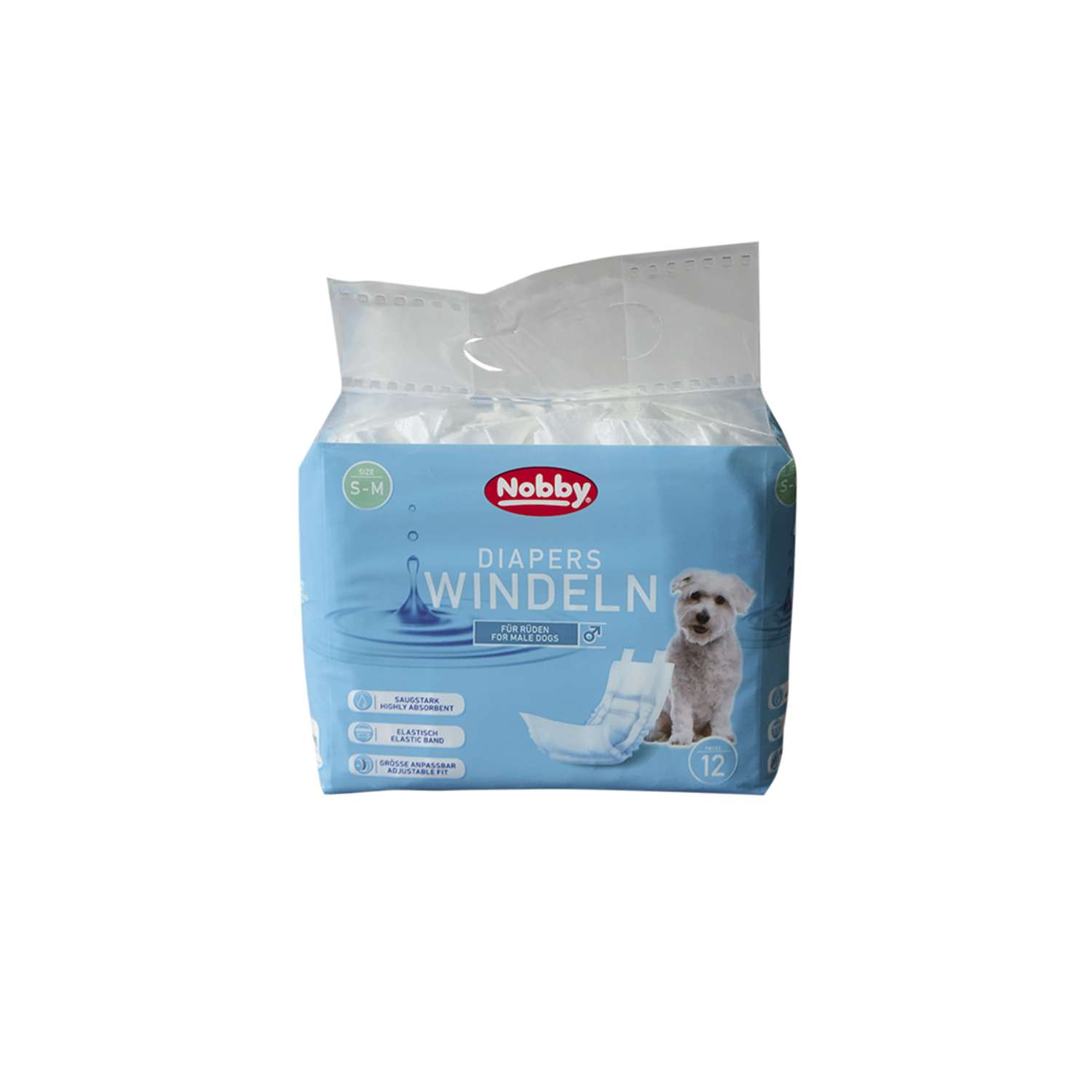 Bleer til han hunde 12 stk. - S-M , 30 - 46 cm