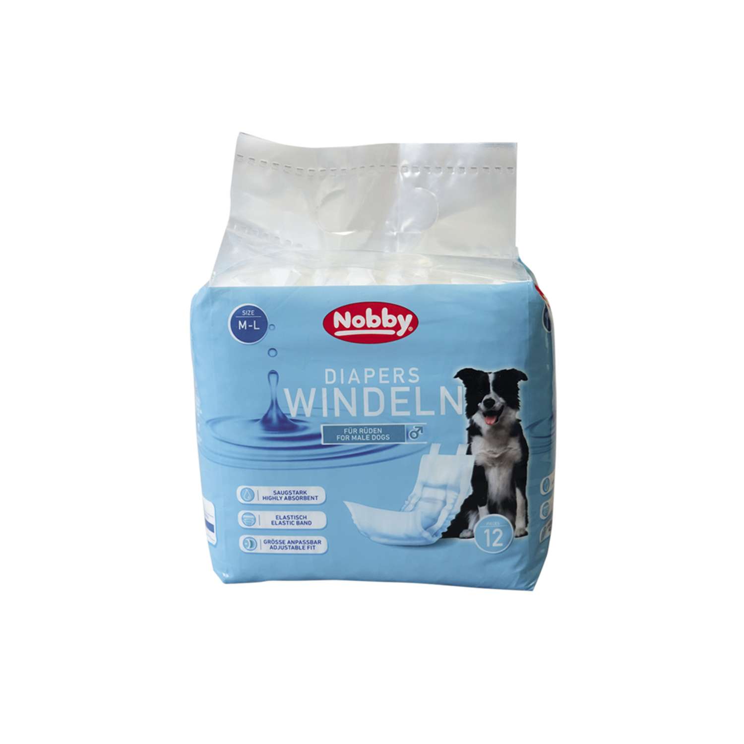 Bleer til han hunde 12 stk. - M-L , 46 - 60 cm