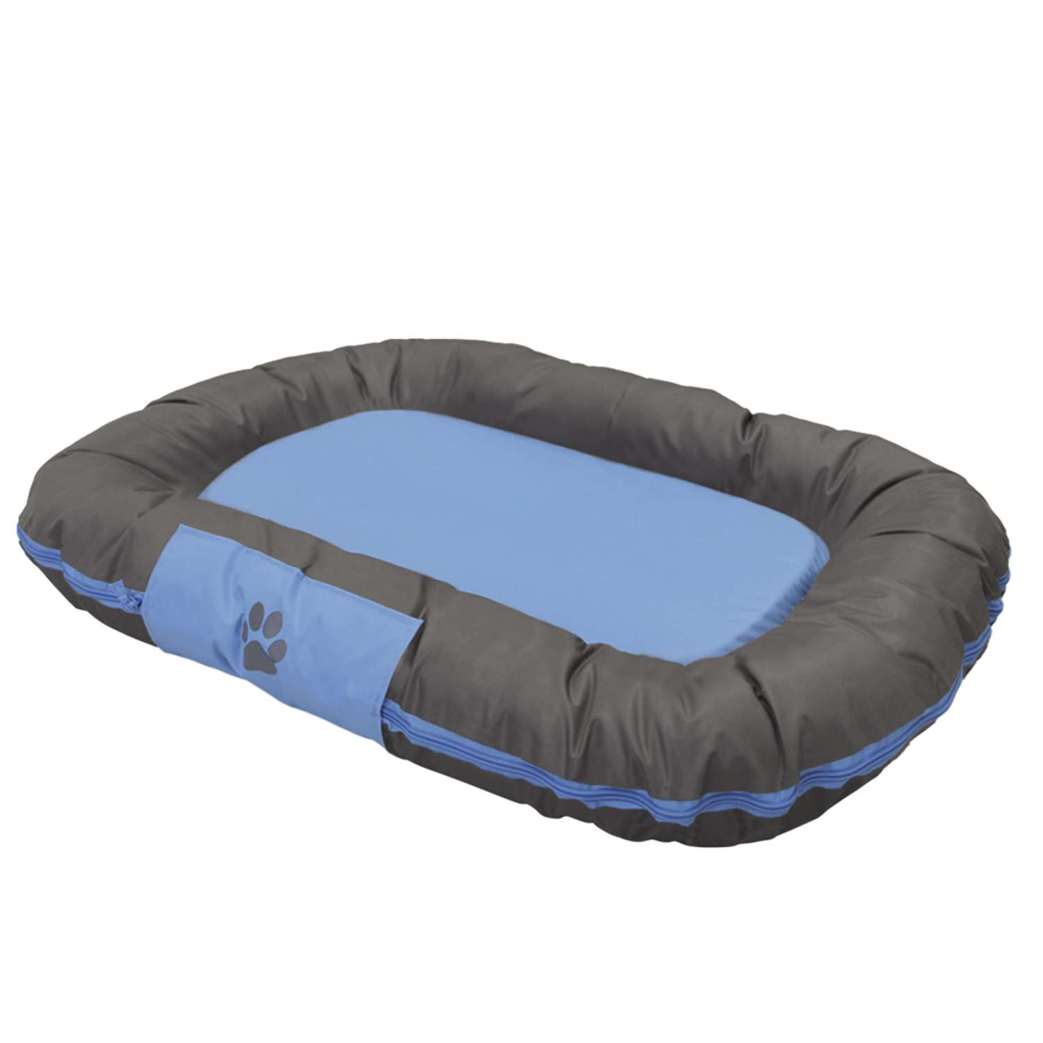 Hundepude Classic RENO - Light blue - L x B x H: 113 x 83 x 12 cm