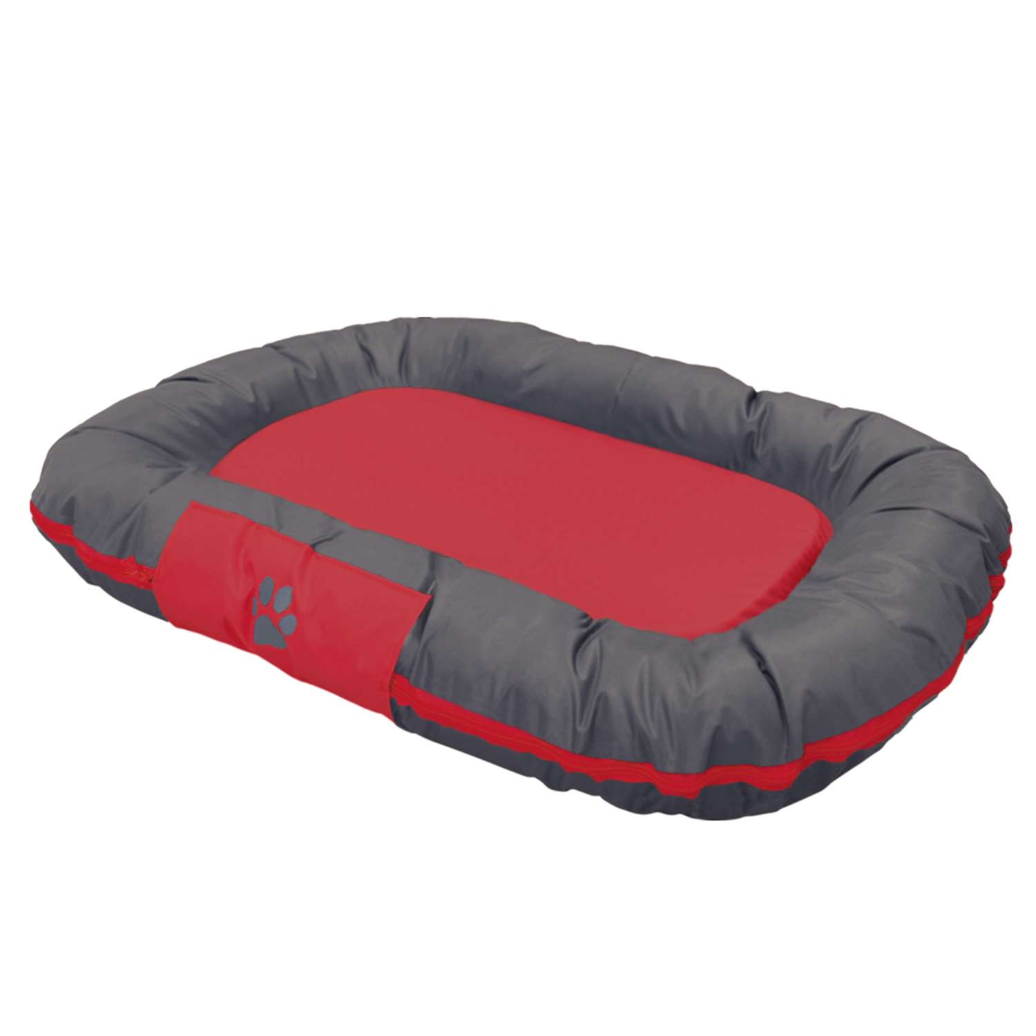 Hundepude Classic RENO - Rød - L x B x H: 80 x 58 x 10 cm