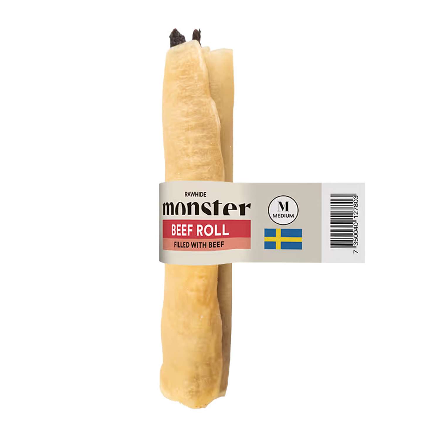Monster Raw Beef Filled Beef - 15 cm Beef Rolls - Hundesnacks / Godbidder