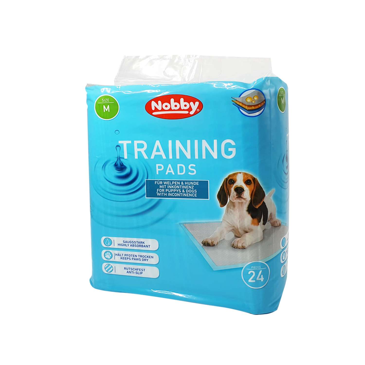 Træning Pads - Hvalp - 24 stk.. - M - 62 x 48 cm