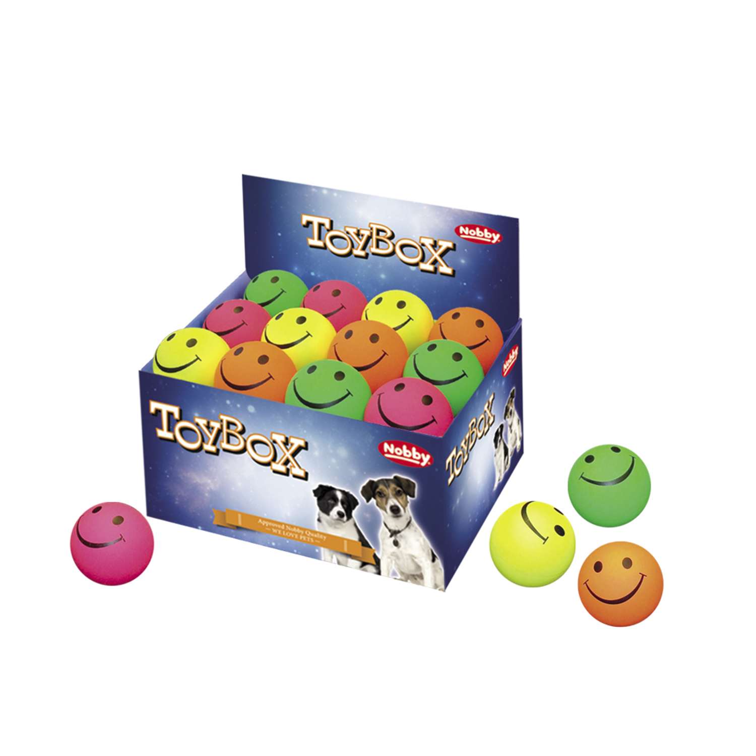 Foam Gummi Smiley bolde