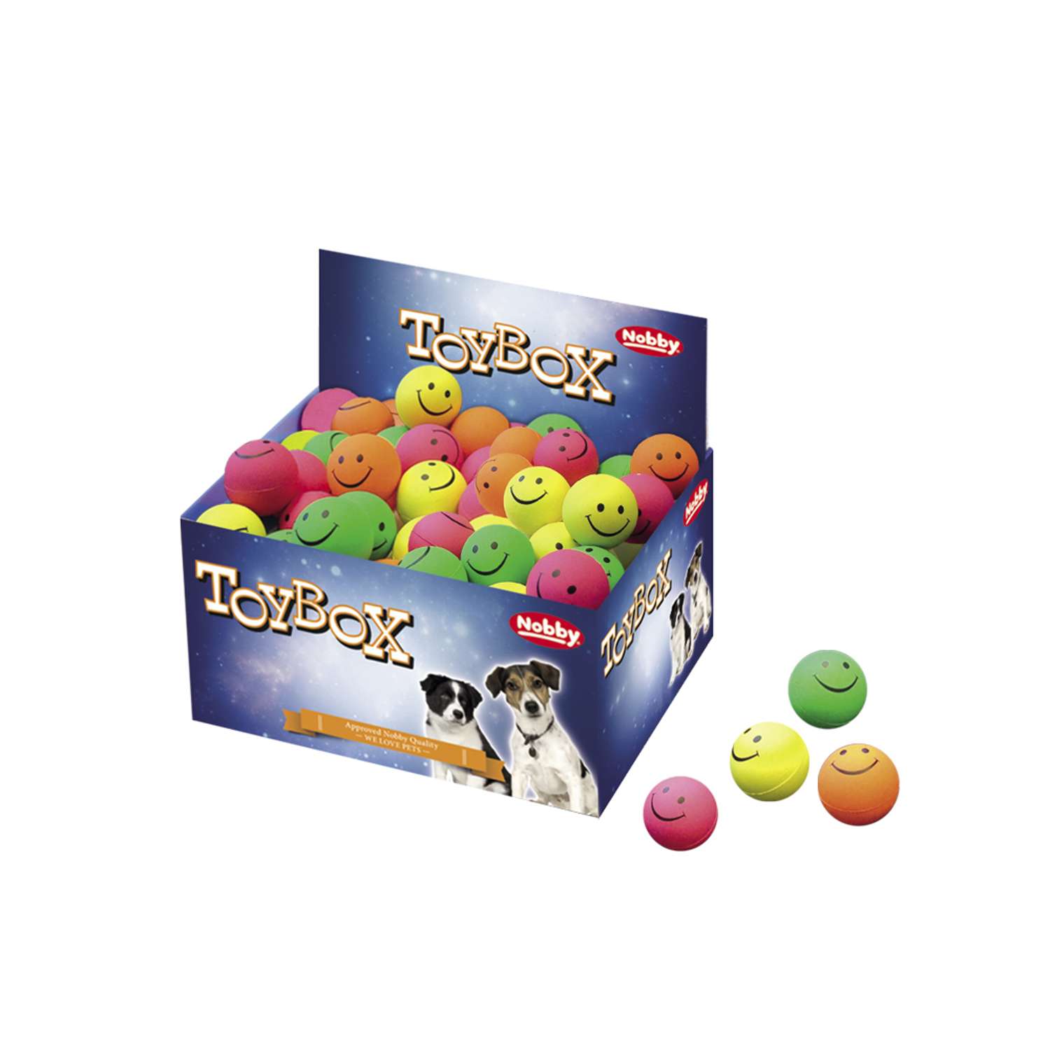 Foam Gummi Smiley bolde