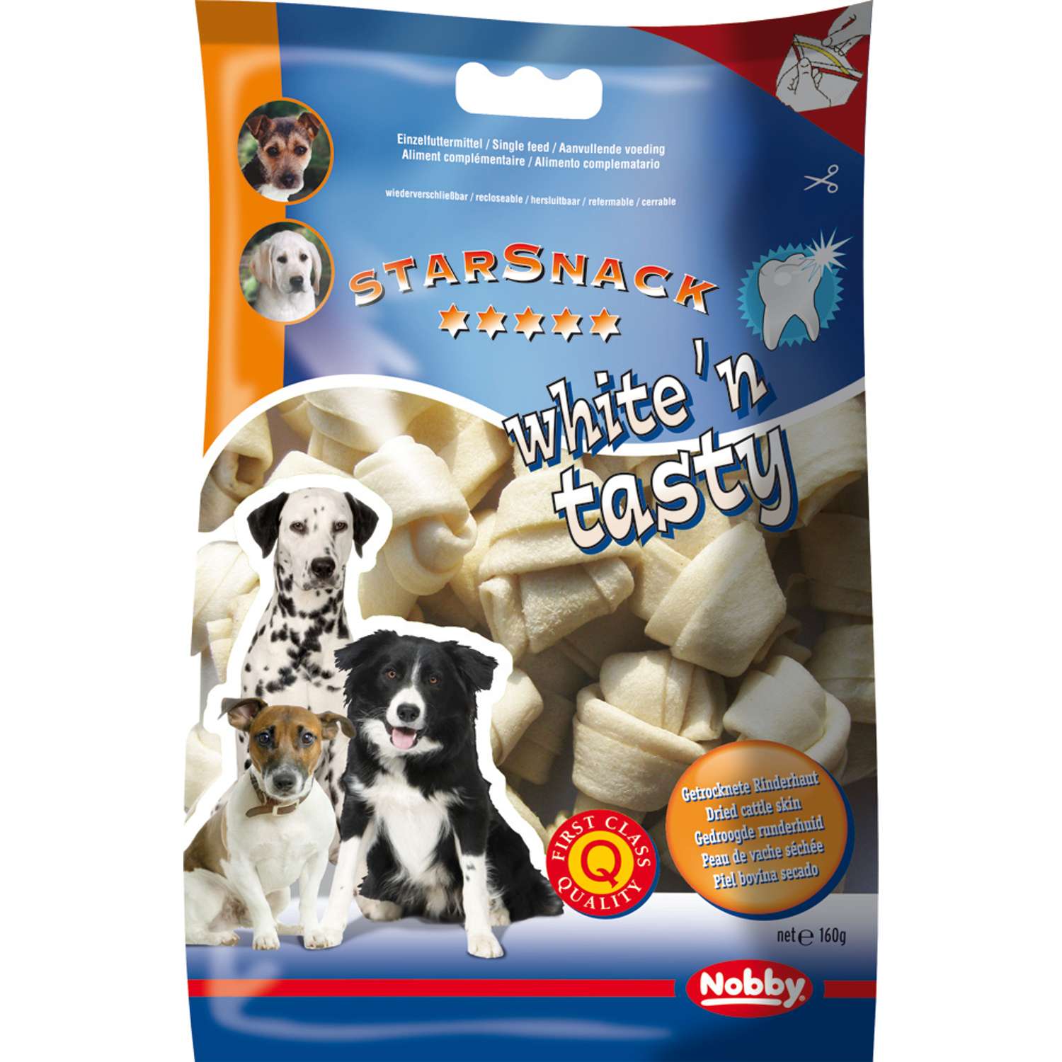 StarSnack Knudeben White 'n Tasty - 160 g