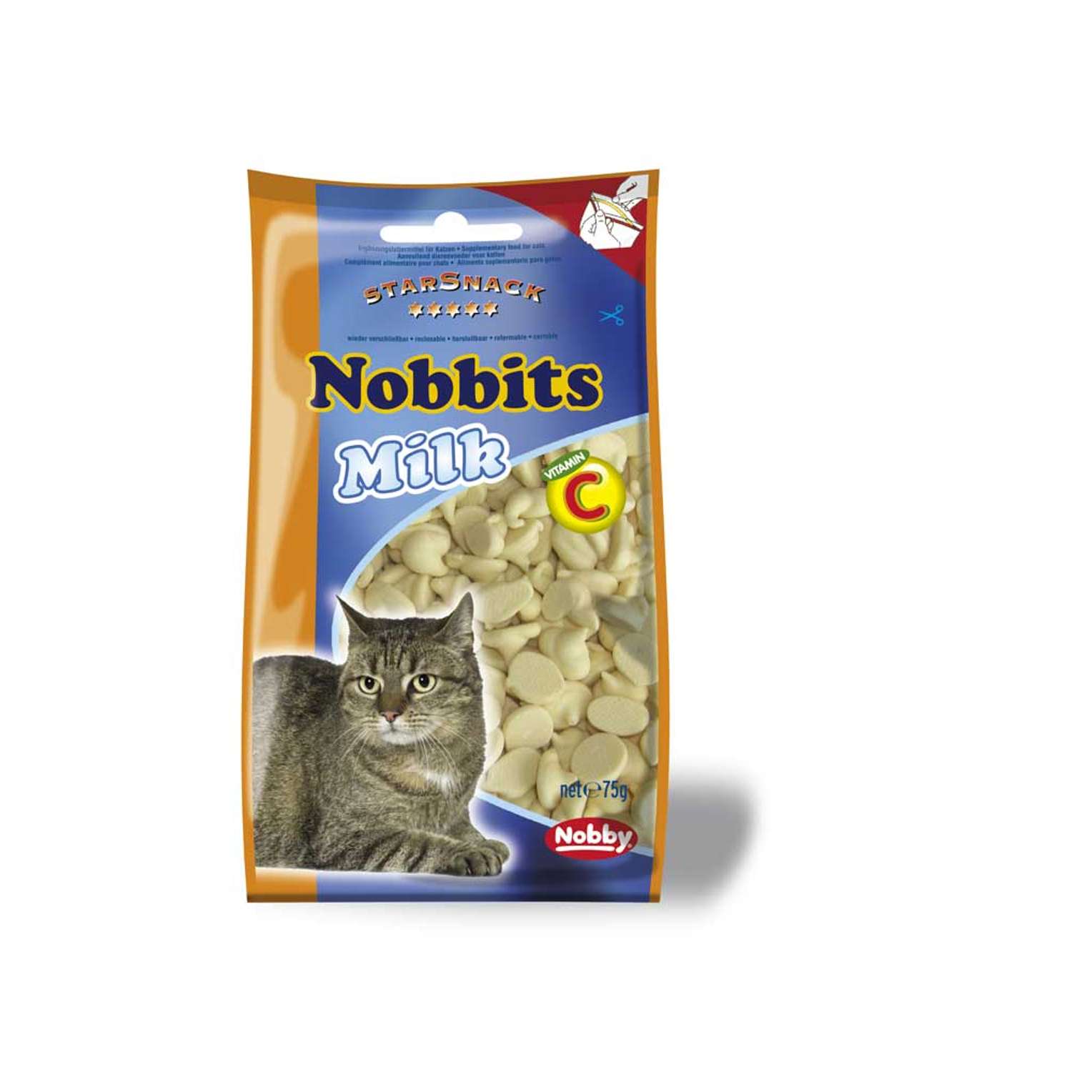 StarSnack Nobbits Milk 75g