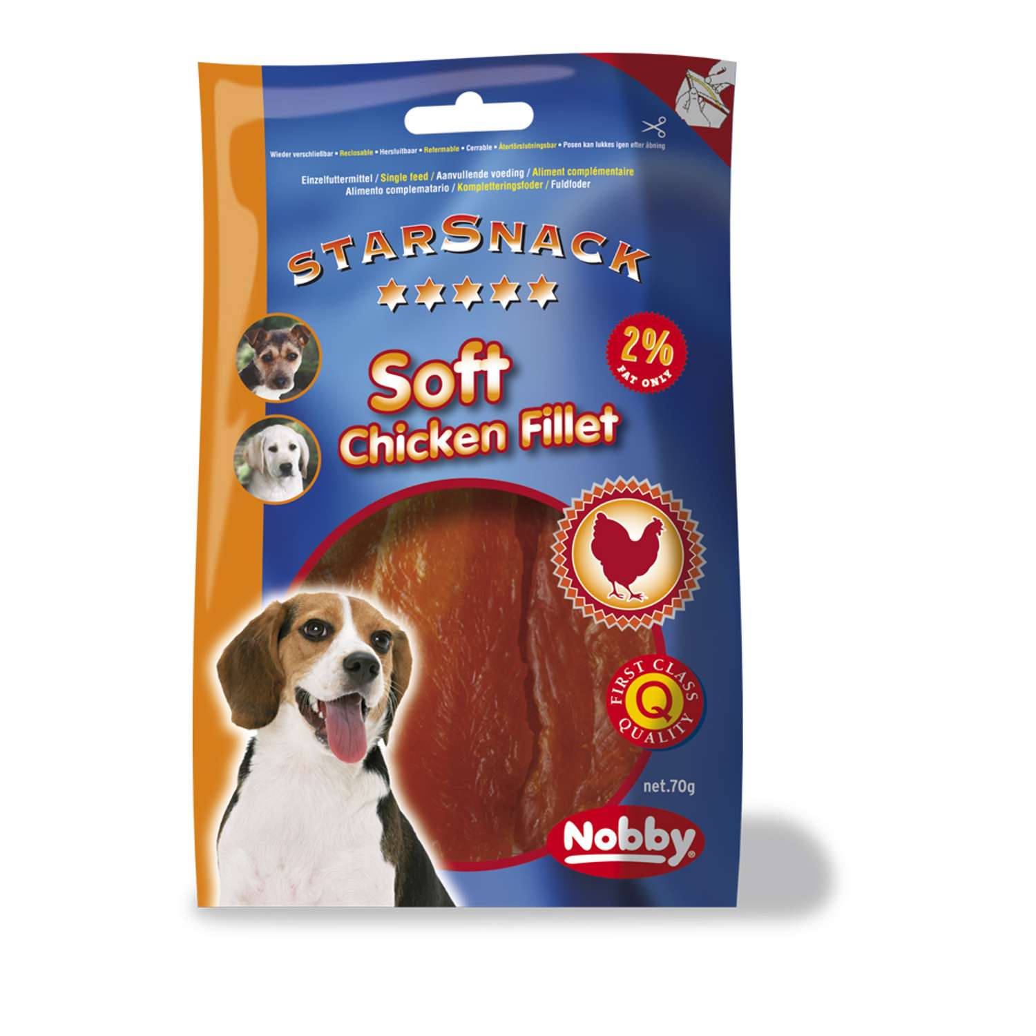 StarSnack soft kylling filet - 70 g